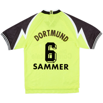 1995-96 Borussia Dortmund Home Shirt Sammer #6 - 9/10 - (S)