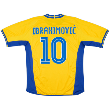 2003-04 Sweden Home Shirt Ibrahimovic #10 - 9/10 - (M)