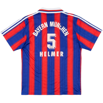 1995-97 Bayern Munich Home Shirt Helmer #5 - 8/10 - (XXL)