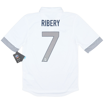 Camiseta de visitante de Francia 2012-13 Ribery #7 (S)