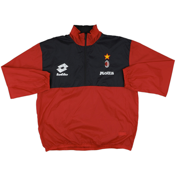 1994-95 AC Milan Lotto 1/2 Zip Windbreaker (L)