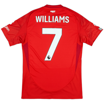 ウェア Nottingham Forest Roy 22 2024-25 Nottingham Forest Match Issue Home Shirt Gibbs-White #10