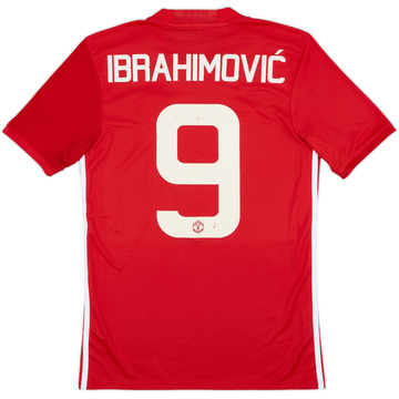 16-17Manchester United IBRAHIMOVIĆ 9番　 M 16-17Manchester United IBRAHIMOVIĆ 9番 M