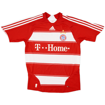2008-09 Bayern Munich Home L/S Shirt - 7/10 - (XL.Boys)