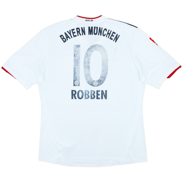 2010-11 Bayern Munich Away Shirt Robben #10 - 4/10 - (XL)