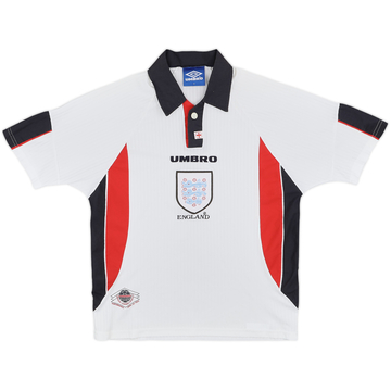 【UMBRO】ENGLAND 1997-98 90's GameShirt 1997-99 England Home Shirt - 5/10 - (Y)