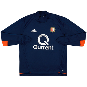 1996-98 Feyenoord adidas Fleece 1/4 Zip Training Top - 8/10