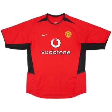 2002-04 Manchester United Home Shirt Fortune #25 - 5/10 - (M)