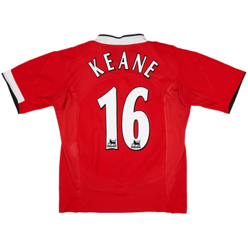 マンチェスター・ユナイテッド KEANE 16 レプリカシャツ M 1998-00 Manchester United Home Shirt Keane #16 - 5/10 - (S.Boys)