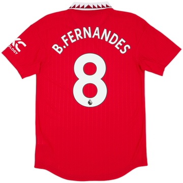 Camiseta auténtica de local del Manchester United 2022-23 B.Fernandes #8 - 10/10 - (S)