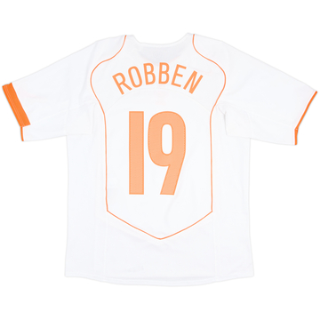 2004-06 Países Bajos Camiseta Visitante Robben #19 - 8/10 - (L)