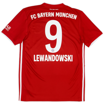 Camiseta de local del Bayern Munich 2020-21 Lewandowski #9 - 6/10 - (M)