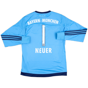 Camiseta de portero del Bayern Munich 2015-16 Neuer #1 - 5/10 - (Niños XL)