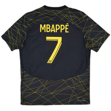 Camiseta Auténtica de la cuarta equipación del Paris Saint-Germain 2022-23 Mbappe #7 - 9/10 - (L)