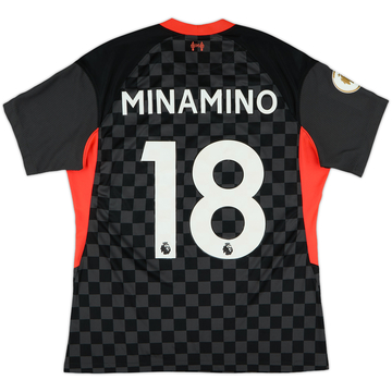 リバプールFC MINAMINO 18番 シャツ 2020-21 Liverpool Away Shirt