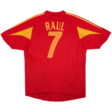 2004-06 Spain Away Shirt Raul #7 - 8/10 - (M)