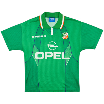 ウェア 95s IRELAND NATIONAL TEAM GAME SHIRTS 95s IRELAND NATIONAL TEAM GAME SHIRTS 1994-95 Ireland Home Shirt