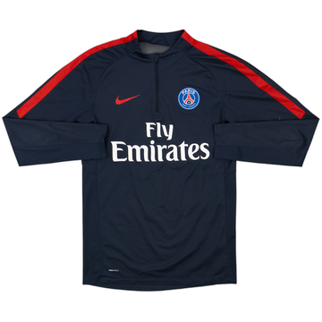 2016-17 Paris Saint-Germain Nike 1/4 Zip Training Top - 8/10 - (S)