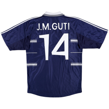 adidas Real Madrid Guti サイン入りユニフォーム 14番 Guti Adidas Spain soccer Jersey Long Sleeve #14 Size 6 F/S