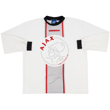 1998/99 Litmanen #10 Ajax Vintage Umbro Home Football Shirt