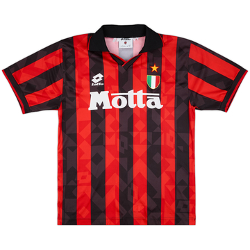 1993-94 AC Milan Home L/S Shirt - 8/10 - (M)