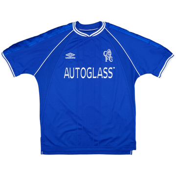 【正規選手支給品99-00 Chelsea  L/S ZOLA #25】 正規選手支給品99-00 Chelsea home L/S ZOLA #25】