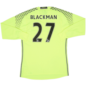 2016-17 Chelsea Player Issue GK Shirt Blackman #27 (L/XL)