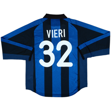 2001-02 Inter Milan Match Worn Away Shirt Vieri #32