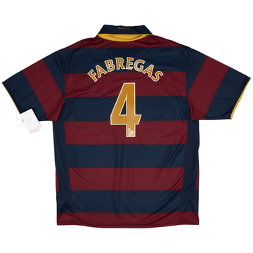 2007-08 Arsenal Third Shirt Fabregas #4 (XL)