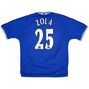 1997-99 Chelsea Home Shirt Zola #25 - 8/10 - (XL)