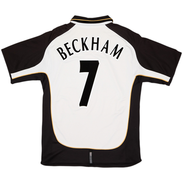 Camiseta de visitante/tercera equipación Centenario del Manchester United 2001-02 Beckham #7 - 5/10 - (L)