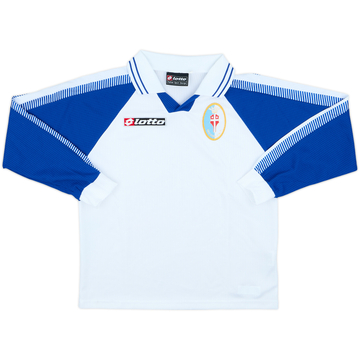 Camiseta de entrenamiento Lotto de manga larga del Treviso 2002-03 - 8/10 - (XL Niños)