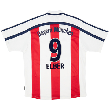 2000-01 Bayern Munich Away Shirt Elber #9 - 8/10 - (L)
