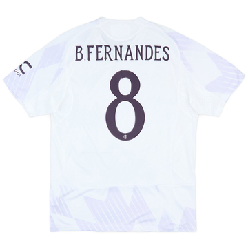 2025-26 Manchester United Camiseta de visitante auténtica B.Fernandes #8