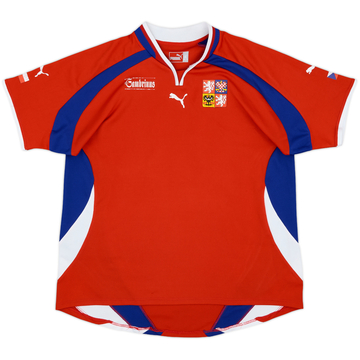 2000-02 Czech Republic Home Shirt #10 - 7/10 - (XL)
