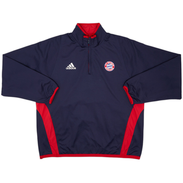 Top de entrenamiento versión jugador reversible con cremallera de 1/4 del Bayern Munich adidas 2003-04 - 8/10 - (L/XL)