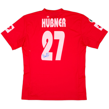 Camiseta de local del Piacenza 2002-03 emitida para partido firmada Hubner #27