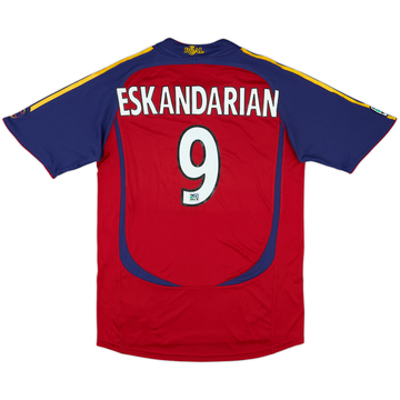 2007 Real Salt Lake Match Issue Home Shirt Eskandarian #9