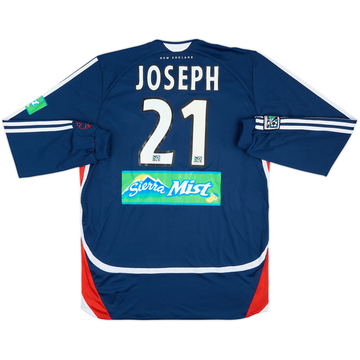 Camiseta de local L/S versión de partido del New England Revolution 2006-07 Joseph #21