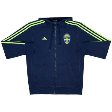 Chaqueta de chándal con capucha adidas de Suecia 2016-17 - 6/10 - (M)