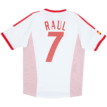Camiseta de visitante de España 2002-04 Raul #7 - 6/10 - (S)