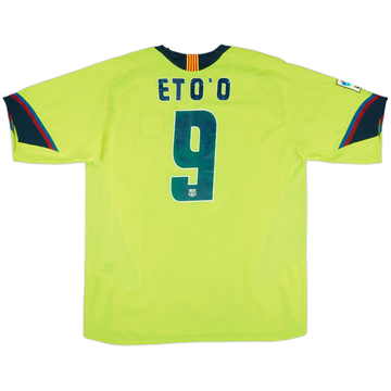 2005-06 Barcelona Away Shirt Eto'o #9 - 4/10 - (S) 2005-06 Barcelona Away Shirt Eto'o #9 - 4/10 - (S)
