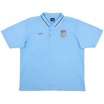 2000-01 England Umbro Polo Shirt - 6/10 - (XL)