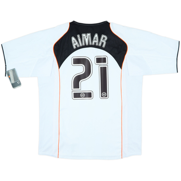 2001-02 Valencia Home Shirt Aimar #21 - 8/10 - (L)