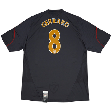 Liverpool GERRARD 08-09 away CLモデル オーセン 2009-10 Liverpool Away Shirt Gerrard #8 - 4/10 - (XXL)