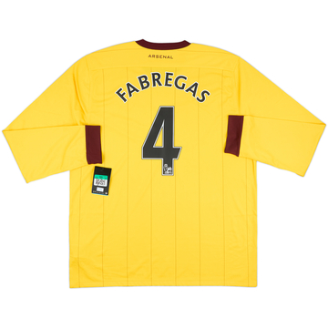 2010-11 Arsenal Home Shirt Fabregas #4 - 6/10 - (M)