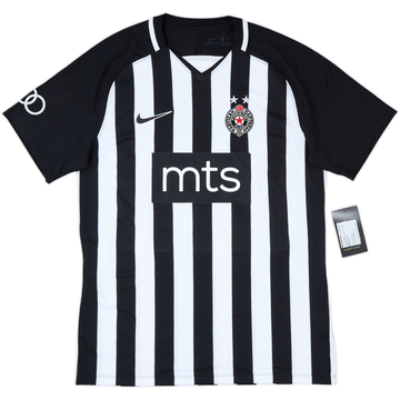 2003-04 FK Partizan Home L/S Shirt Ilic #22 - 8/10 - (XL)