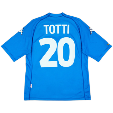 2002 Italy Basic Home Shirt Totti #10 - 7/10 - (L)