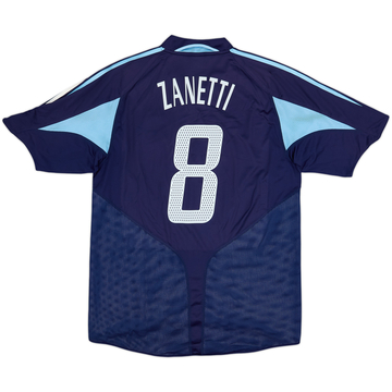 2004-05 Argentina Away Shirt Zanetti #8 - 5/10 - (L)