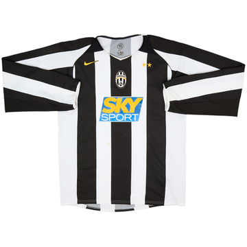 2004-05 Juventus Home L/S Shirt - 6/10 - (L)
